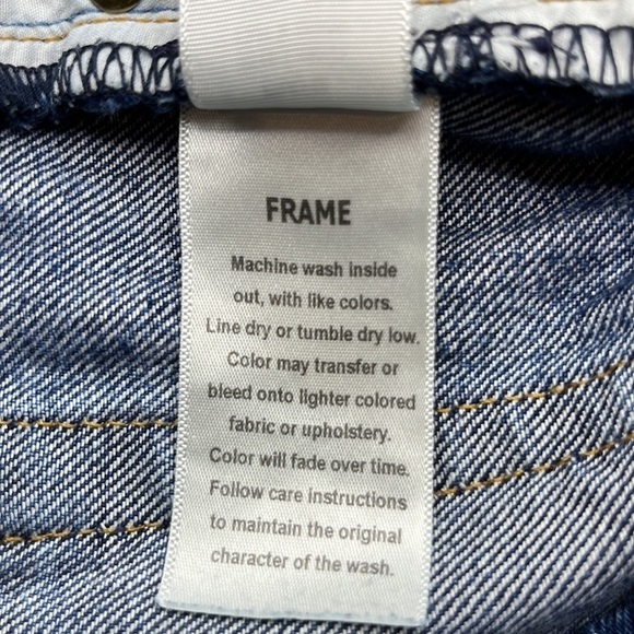 Frame Denim Le Grand Garçon Size 25 - Picture 12 of 16